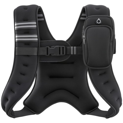 Gilet con pesi regolabile per