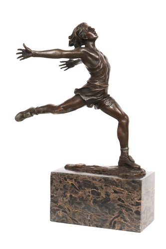 Scultura decorativa bronzo - scultura, in