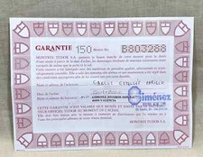 TUDOR Certificate Prince Date