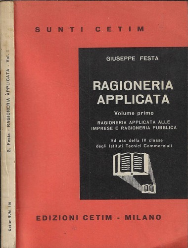 Ragioneria applicata vol - vol., i.