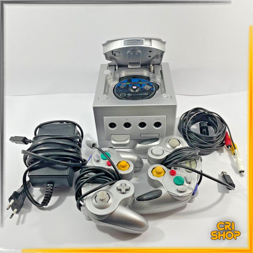Nintendo gamecube silver - nintendo,
