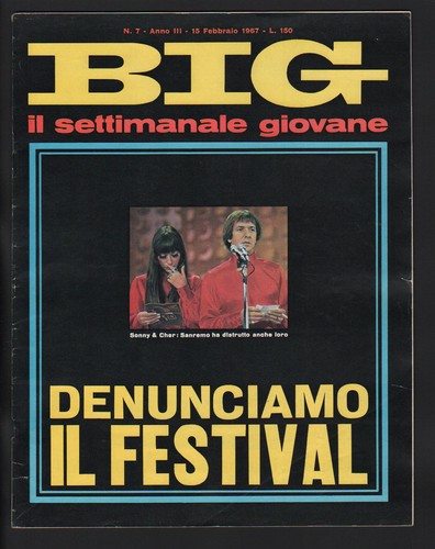 Big 1967 sanremo scandalo - big, 7/1967