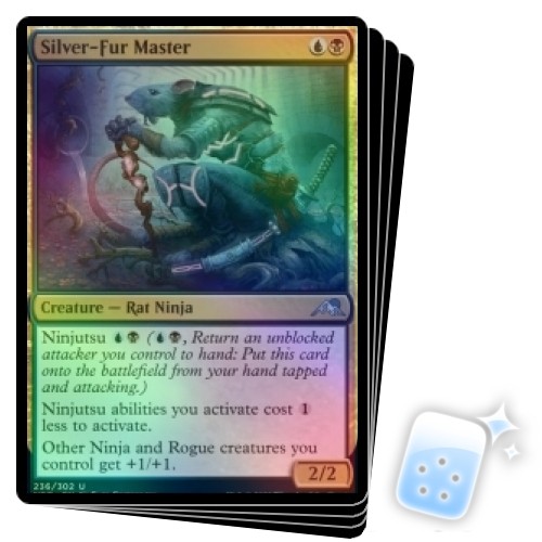 Foil silver fur master - foil, silver-fur
