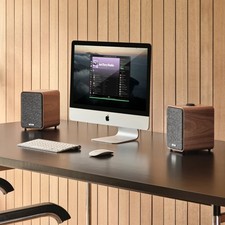 RUARK MR1 MK3 RICH WALNUT DESKTOP SPEAKER SYSTEM NUOVI