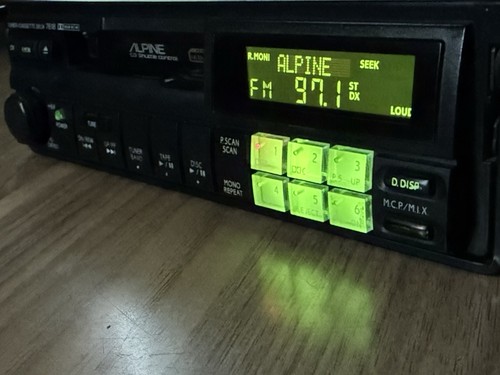 Alpine car audio stereo fm - audio, am/fm