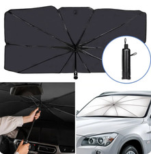 Parasole Per Auto Parabrezza Anteriore Ombrello Portatile Pieghevole 125x75 CM