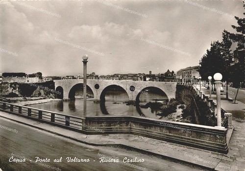 T960 cartolina capua ponte sul - capua,