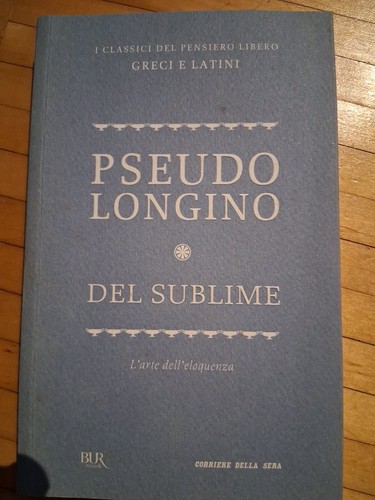 Pseudo longino del - longino.,