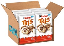 6X Kinder TRIS Snack Wafer e
