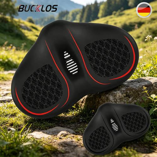 Sella bici senza naso bucklos - sella,