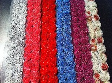 Bordo in tessuto pizzo fiori