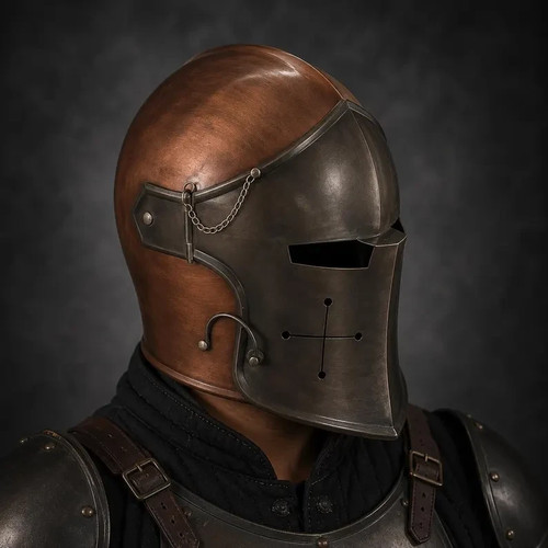 Elmetto visiera barbuta - elmetto,