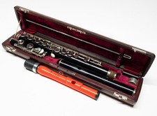 Flauto in legno J. Mollenhauer & Son Grenadilla più giunto testa Guo extra moderno.