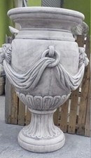 VASO CALICE ORCIO FIORIERA PER PIANTE DA GIARDINO ESTERNO IN CEMENTO MARMO 109CM