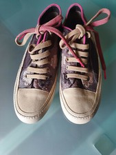 Scarpa sneaker donna MALIPARMI tg.36 pelle, stoffa, gomma (NUOVO)