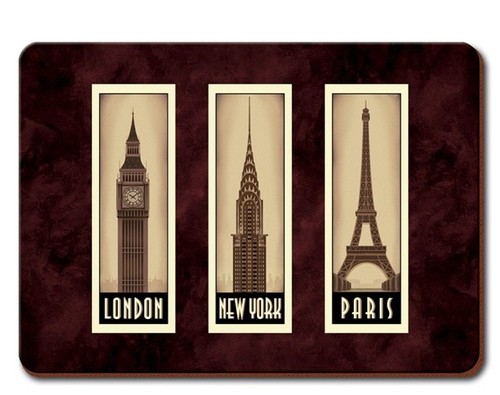 Landmarks placemats - of, 4)