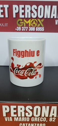 Tazza figghiu coca cola - figghiu, e