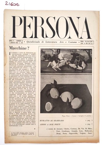Rivista persona anno - rivista, n.