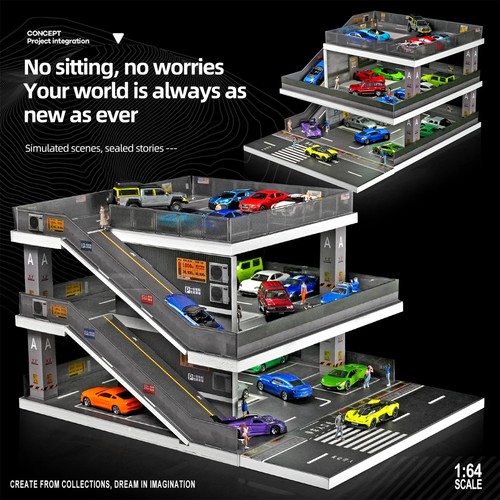 Diorama garage modello - diorama,