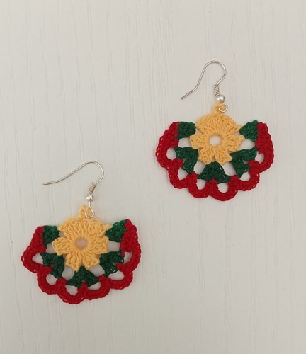 Orecchini crochet pendenti