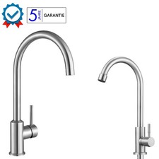 Rubinetto cucina miscelatore lavello acciaio inox cucina Amatur 