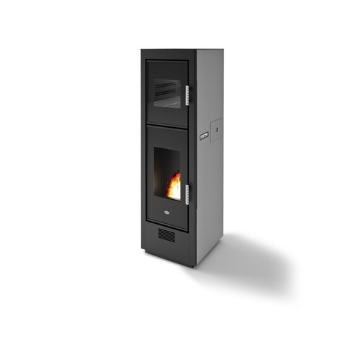 Stufa pellet con forno - a,