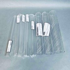 Guarnizione USA assortita 12 in tubi tondi in policarbonato trasparente - lotto di 9 tubi