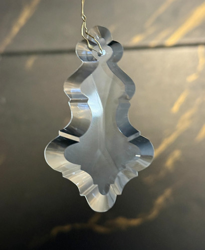 Pendente placca cristallo - ,