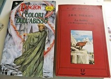 LO HOBBIT I COLORI DELL'ABISSO TOLKIEN  LIBRO LIBRI LOTTO FANTASY M NO DUNGEON 