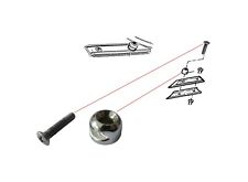 ALFA ROMEO 105/115 SPIDER SET HARDTOP SUPPORTO FISSAGGIO VITE CROMO 1970-94