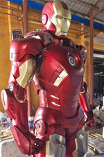 Statua Personalizzata The Avengers Iron Man MK7 1/1 GK Resina Figure H 220cm Non QS