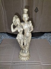 Particolare Souvenir Orientale Statuina Da Collezione Raffigurante Coppia 