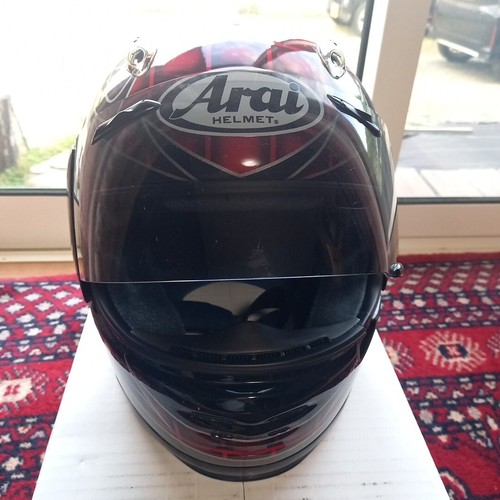 Arai full face helmet red - arai,
