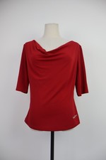 MAX MARA TOP MAGLIA DONNA TG. XL T-SHIRT WOMAN ITALY VINTAGE NYLON ROSSO