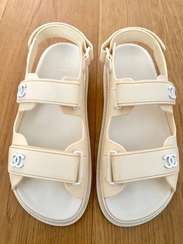 Sandali papà gomma beige - in,