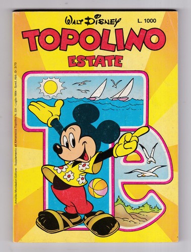 Fumetto topolino walt disney - fumetto,