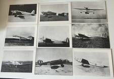 Collezione Di 27 Cartoline Aerei Da Guerra Con Descrizione Stampata Al Retro