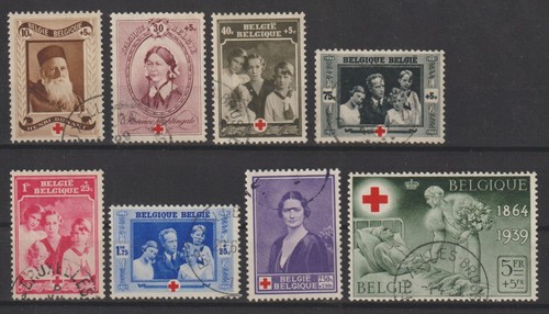 Belgio 1939 cob 496 503 - belgio,