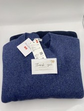 Maglione girocollo UNIQLO JW ANDERSON Souffle Yarn Gradazione Blu Taglia XXL