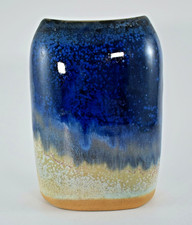 VASO VINTAGE METÀ SECOLO KAMINI GRECIA IN GRES 14 cm