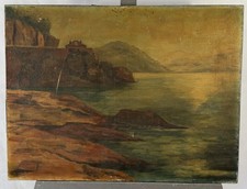 Olio Su Tela Firmato Costa