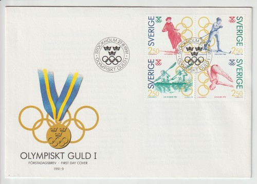 Svezia fdc 1991 olimpiadi - -,