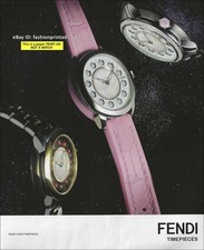 FENDI Watches 1-Page PRINT AD