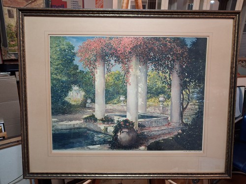 Litografia giardino - da,