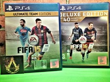 Fifa 15 Ultimate Team Edit. + Fifa 16 Deluxe Edit. ?? Ps4 Lotto PlayStation 4