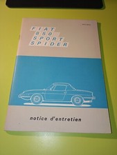 Fiat 850 Sport Spider Libretto