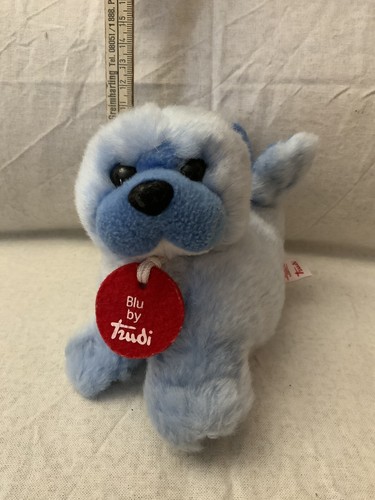 Pupazzo peluche foca blu - peluche,