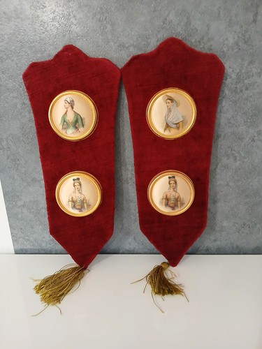 Antica coppia quadretti - antica,