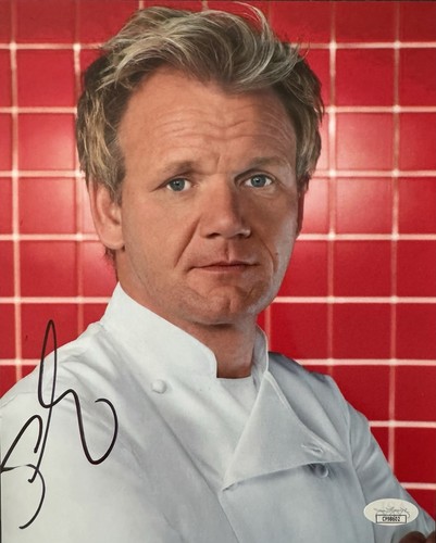Foto firmata gordon ramsay - firmata,