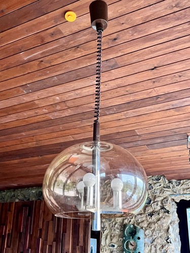 Lampada sospensione vintage - a,